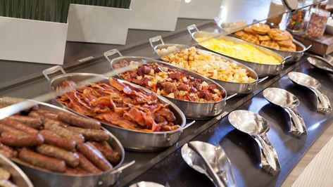 Latitude & Longitude - Breakfast. Orlando, Florida Resort - Hotel | Orlando World Center Marriott Hotel Continental Breakfast, Breakfast Buffet Table, Hotel Breakfast Buffet, Bar Bites, Breakfast Catering, Buffet Set Up, Breakfast Meeting, Hotel Buffet, Orlando Family