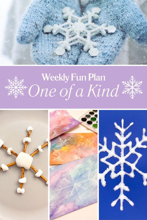 One of a Kind snowflake themed bible lesson and crafts for kids Snowflake Sunday School Lesson For Kids, Snowflake Sunday School Lesson, New Years Kids Sunday School Lesson, God Made Me Unique Like A Snowflake, Winter Sunday School Lessons For Kids, January Sunday School Crafts, Unique As A Snowflake Bible Lesson, Snowflake Bible Lesson For Kids, January Childrens Church Lessons