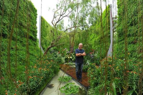 Malaysian horticulturist and garden designer Inch Lim (pictured) took home one… Cornwall Garden, Amazing Maze, Singapore Garden, Urban Forest, Garden Festival, Garden Designer, Gardening 101, Sustainable Garden, Chelsea Flower Show