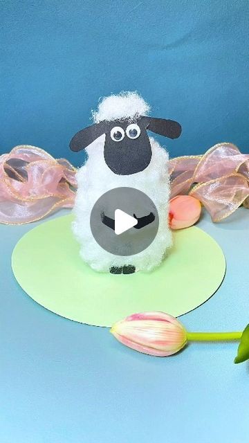 Sheep Crafts For Kids, Sheep Template, Handmade Paper Craft, Sheep Crafts, Paper Craft Ideas, Shaun The Sheep, The Sheep, Old West, Super Simple