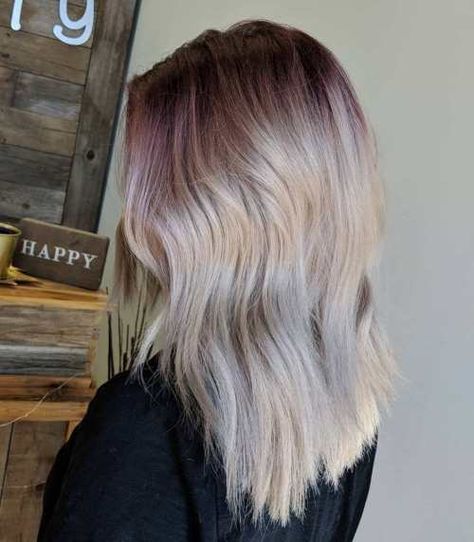 What Is Shadow Root Hair: Benefits, Techniques, and Variations Shadow Root Hair, Shadow Roots Hair, Metallic Hair Color, Shadow Roots, Purple Shadow, Baylage Hair, Latest Hair Color, Shadow Root, Birthday Hair