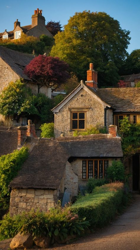 Discover the enchanting beauty of an English village in our latest blog post where we explore the quintessential aesthetics that define cottage life From charming old houses and quaint small churches to stunning house interiors each element tells a story of tradition and warmth Immerse yourself in the soothing vibes of picturesque landscapes adorned with vintage-inspired wallpaper and artistic paintings Whether you're dreaming of a weekend escape or seeking inspiration for yo Aesthetic Cottages, Cottage Retreat, Inspired Wallpaper, Stone Cottages, English Village, Weekend Escape, Cottage Life, Quaint Village, Thatched Roof