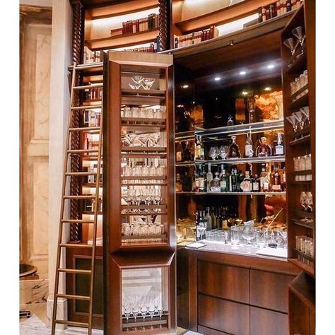 @pursuits.of.a.bon.vivant on Instagram: “the no-so-secret La Librerie bar @hoteledenrome. our #ourlipsaresealed anyway. 😉🤫 #thirstythursday #hoteleden #hoteledenrome…” Home Library Bar, Bookshelf Bar, Dream Home Library, Library Bar, Chateaux Interiors, Home Bar Rooms, Modern Home Bar, Home Bar Design, Whisky Bar