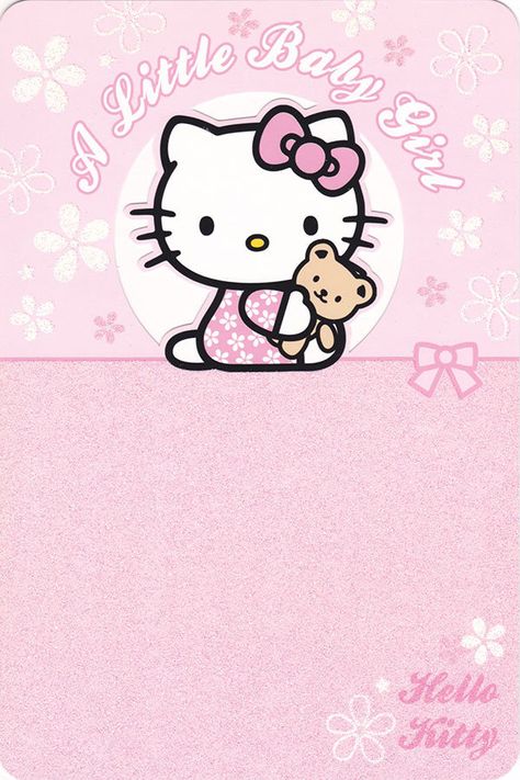 Hello Kitty Invitation Card, Hello Kitty Nursery, Hello Kitty Party Supplies, Hello Kitty Baby Shower, Kids Party Bags, Hello Kitty Invitations, Hello Kitty Clipart, New Baby Girl Card, Baby Shower Images