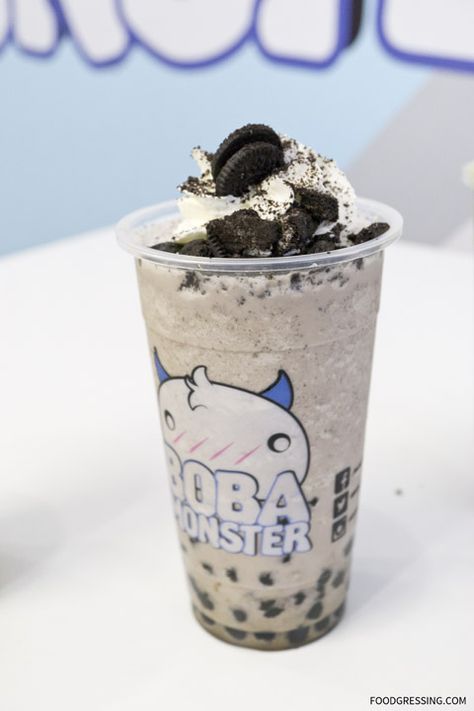 Oreo Boba Drink, Boba Oreo, Oreo Milk, Big Snacks, Vancouver Food, Drinks Aesthetic, Bubble Tea Shop, Boba Drink, Korean Stuff