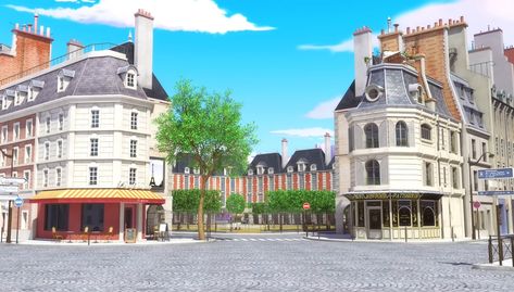 Miraculous Ladybug School Background, Miraculous Ladybug Paris Background, Miraculous Background Paris, Mlb Background, Miraculous Ladybug Background, Miraculous Background, Paris Background, Ladybug House, Catnoir And Ladybug