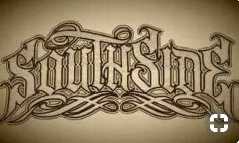 Westside Tattoo, Tattoo Fonts Alphabet, Tattoo Lettering Design, Chicano Lettering, Tattoo Lettering Styles, Chicano Style Tattoo, Cholo Art, Tattoo Outline Drawing, Graffiti Lettering Fonts