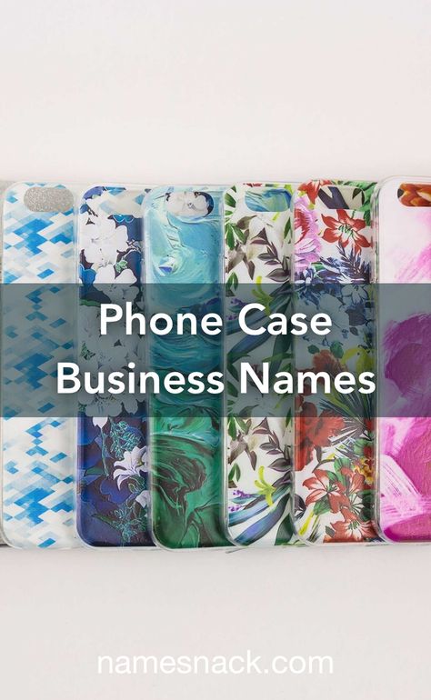 Phone Case Business Name Ideas, Phone Case Websites, Buisness Name Ideas, Cute Business Names, Trendy Names, Phone Case Business, Store Names Ideas, Telephone Cases, Shop Name Ideas