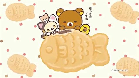 b982b860211021b01f064c80c5dd6517.gif (500×281) Korilakkuma Wallpaper Desktop, Rillakuma Wallpaper Desktop, Cute Gif Wallpapers For Laptop, Taiyaki Wallpaper, Chromebook Wallpaper Gif, Rilakkuma Header, Rilakkuma Wallpaper Desktop, Rilakkuma Banner, Cutecore Gifs