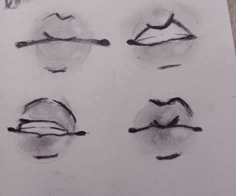 #Lips tutorial #anime lips #tutotial Anime Lip Reference, Anime Lips Reference, How To Draw Boys Lips, Big Lips Drawing, Anime Lips Drawing, Male Lips, Sketch Lips, Mouth Tutorial, Lip Tutorial Drawing