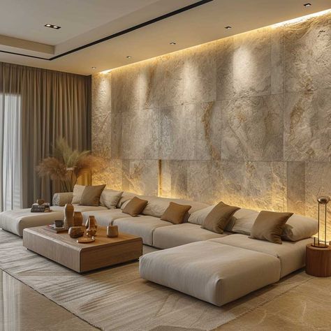 Accentuate Your Living Room with Premium Stone Wall Cladding • 333+ Images • [ArtFacade] Wall Cladding For Living Room, Living Hall Wall Tiles Design, Living Room Wall Stone, Living Room Wall Cladding Ideas, Stone Wall Design Living Room, Stone Cladding Living Room, Modern Stone Wall Interior, Indoor Cladding Ideas Living Rooms, Bedroom With Stone Wall Interior Design