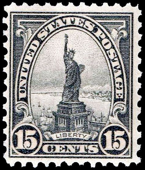 Liberty, a .15¢ grey US stamp issued in 1931 Postage Stamps Usa, Usa Government, Stamp Values, طوابع بريد, Postage Stamp Collecting, Usa Stamps, Liberty Island, طابع بريدي, Commemorative Stamps