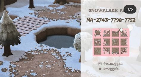 Acnh Winter, Winter Designs, Island Theme, Path Design, Animal Crossing Villagers, Winter Fairy, Chat With Friends, New Animal Crossing, Minecraft Tutorial