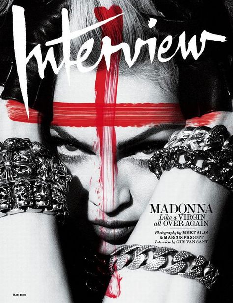 Madonna in Interview Magazine 2010. #Cover #Fashion #Magazine Madonna Like A Virgin, Alas Marcus Piggott, Mert And Marcus, Magazine Wall, Interview Magazine, Magazine Interview, Fashion Magazine Cover, W Magazine, Fashion Cover