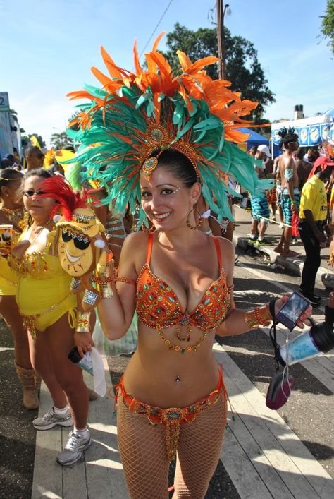 Here's me, Steely Pan, enjoying Trinidad Carnival 2013 Latin Carnival Aesthetic, Carnival Outfits Caribbean, Rio Carnival Aesthetic, Carribean Carnival Outfits, Carnival Brazil Outfit, Caribbean Festival Outfit, Rio Carnival Outfit, Trinidad Carnival Outfits, Rio Costume