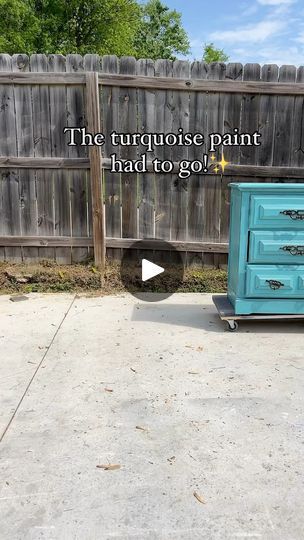 67K views · 1.2K reactions | Details ➡️ This turquoise dresser nearly did me in. Thank goodness for Retique It (or it would probably be on the curb!). The dresser was covered in a thick wax with layers of turquoise, black and white paint underneath. But, after scraping back a few layers and lightly sanding, I was able to create a faux wood finish just by brushing on Retique It Wood’n primer and Wood’n stain. What a world of difference it made! And, if you’re wondering why I did a faux wood finish instead of showcasing the real wood grain—the top was laminate! If you need the steps or supplies, I’ll post them in the COMMENTS⤵️ (links earn commissions) #RetiqueItpartner #dressermakeover #dresserflip #paintedfurniture #furniturepainting | Shelly Chic Boutique | Shelly Chic Boutique · Original Turquoise Painted Furniture, Turquoise Dresser, Dresser Flips, Dark Brown Furniture, French Provincial Dresser, Brown Furniture, Dresser Makeover, Furniture Hacks, French Provincial