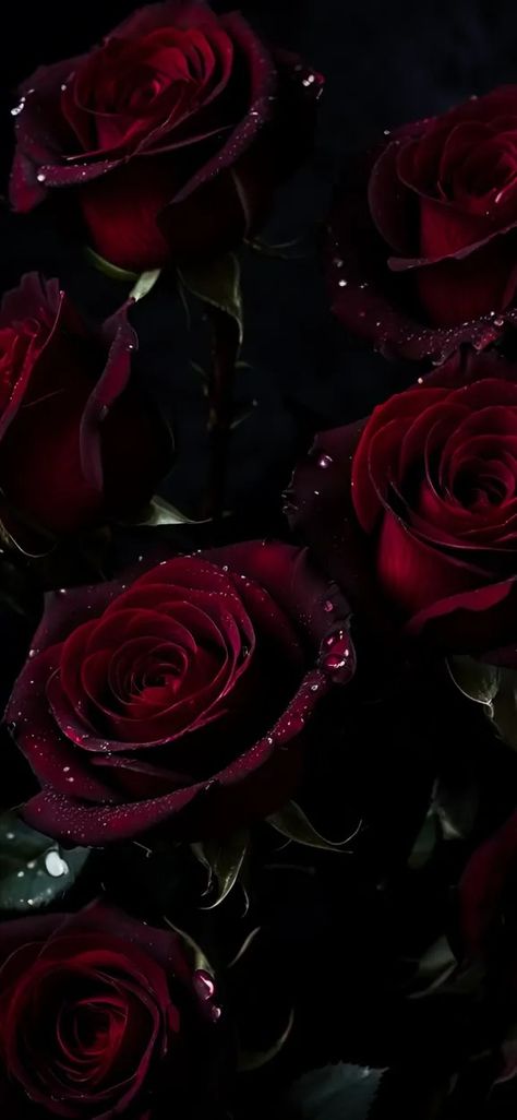 Floral Smartphone Background, Red Roses Red Roses Background, Wallpaper Rosa, Black And Red Roses, Love Rose Flower, Red Roses Wallpaper, Dark Red Roses, Roses Wallpaper, Red Rose Petals, Flowers Photography Wallpaper