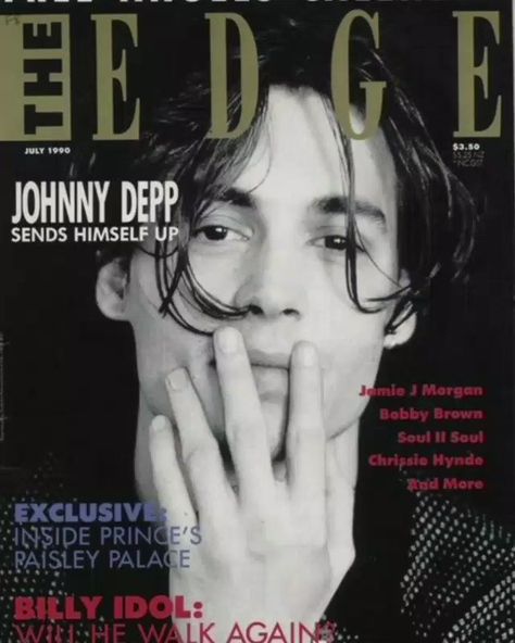 🅂🄰🅁🄰 on Twitter: "#JohnnyDepp in magazine covers 😍😭 I'M CRYING this is Deeply cool :… " Johnny And Winona, John Depp, Chrissie Hynde, Young Johnny Depp, Johnny D, Sandra Dee, Magazine Man, Billy Idol, Boys Fits