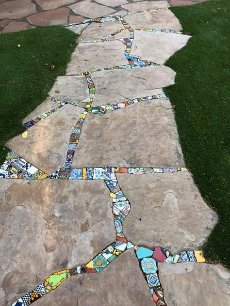 בר מצווה, Garden Yard Ideas, Mosaic Garden, Outdoor Ideas, Backyard Landscaping Designs, Outdoor Projects, Rock Garden, Garden Paths, Dream Garden