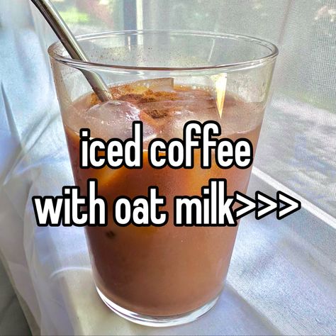 iced coffee with oat milk and cinnamon oat milk latte Iced Coffee With Oat Milk, Oatmilk Coffee, Coffee With Oat Milk, Recipes Aesthetic, Lifestyle Content, Iced Latte, Coffee Latte, Oat Milk, Fitness Lifestyle