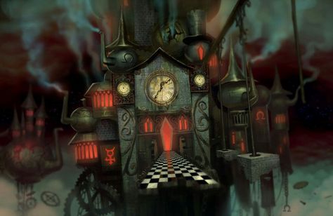 Alice: Madness Returns - Concept Art - Hatter Domain American Mcgee’s Alice, Alice Liddell, Alice Madness Returns, Windows Wallpaper, Alice Madness, Steampunk Art, Lewis Carroll, Original Wallpaper, Game Artwork