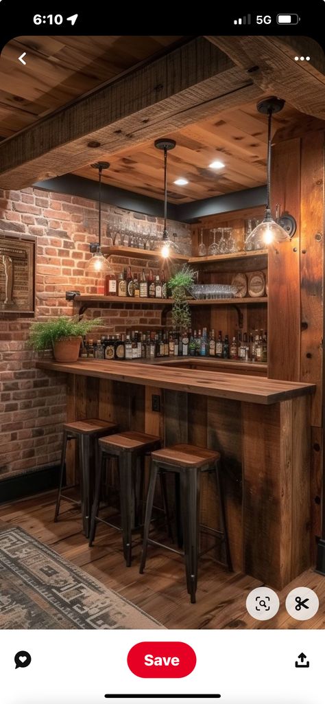 Western Game Room, Man Cave Hunting Room, Western Man Cave, Western Man Cave Ideas, Man Cave Ideas Room, Hunting Lodge Interiors, Hangout Room Ideas, Rustic Man Cave, Cabin Bar