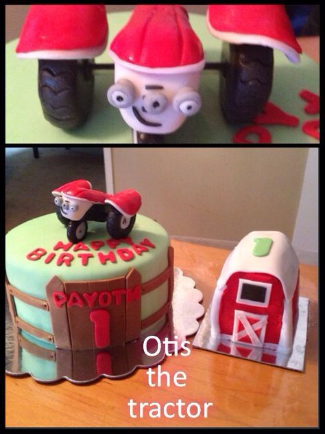 Otis the tractor birthday cake #PenguinKids  #otisandthescarecrow  LOVE THIS! Otis The Tractor Birthday, Otis The Tractor, Tractor Birthday Cake, Tractor Birthday Cakes, Car Cakes, Tractor Birthday Party, Cake Mix Cookie Recipes, Tractor Birthday, Long Books