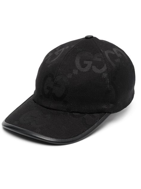 Gucci Cap, Black Hats, Gucci Hat, Baseball Caps Mens, Embroidered Caps, Cotton Linen, Black Cotton, Calf Leather, Linen Blend