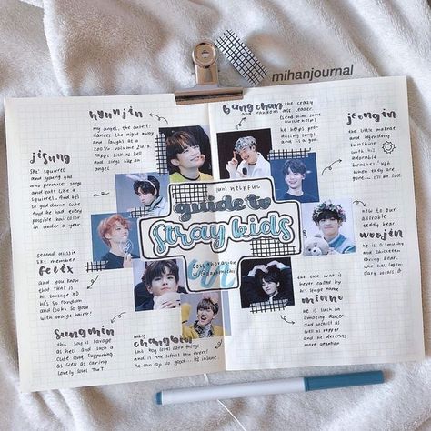 ˗ˏˋ 𝕓𝕒𝕟𝕒𝕟𝕒𝕞𝕦𝕣𝕝�𝕜 ˎˊ˗ Diary Introduction Page Ideas, Skz Journal, K Pop Journal, Letras Cool, Pretty Writing, Bullet Journal 2019, Music Journal, Bullet Journal Notes, Kpop Journal