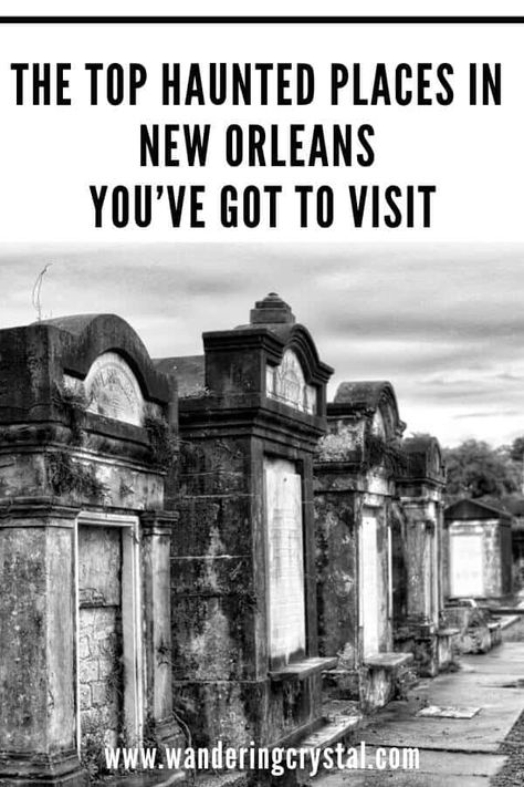 New Orleans Graveyard, Spooky New Orleans, Haunted Stories, Tours In New Orleans, Haunted Locations, Jean Lafitte, Dark Tourism, New Orleans History, New Orleans Vacation