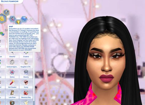 Black Sims 4 Traits, Sims 4 Muvasimmer Traits, Sims 4 Cc Patreon Traits, Muvasimmer Traits, Sims4 Cc Traits, Sims4 Traits Cc, Sims 4 Traits Patreon, Sims 4 Cc Adult Mods, Sims 4 Cardi B