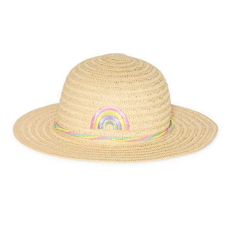 Features: EmbroideredBase Material: 100% PaperCare: Spot CleanBrim Width: 2 1/2 InchCountry of Origin: Imported Embroidered Rainbow, Floppy Hats, Pool Day, Summer Hat, Your Girl, Summer Hats, Floppy Hat, The Sun, Straw