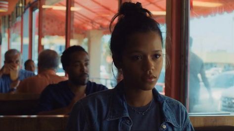 Blue Movie Shots, Waves Movie, Taylor Russell Waves, Waves Movie Taylor Russel, Waves Gif Movie, Blue Cinematography Film, Black Swan Movie, Taylor Russell, Movie Shots