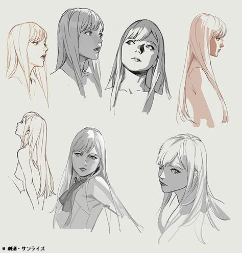 Pablo Uchida, Poses References, Body Drawing, 영감을 주는 캐릭터, Anime Poses Reference, Digital Art Tutorial, Facial Expressions, Anime Sketch, Drawing Poses