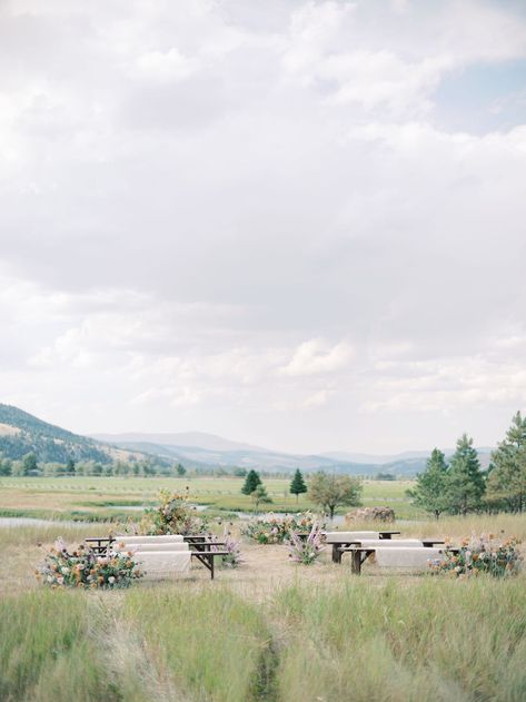 Wedding Ceremony Outside, Big Sky Wedding, Country Wedding Ceremony, Wedding Ranch, Montana Wedding Venues, Winter Wedding Destinations, Wyoming Wedding, Sky Wedding, Wyoming Weddings