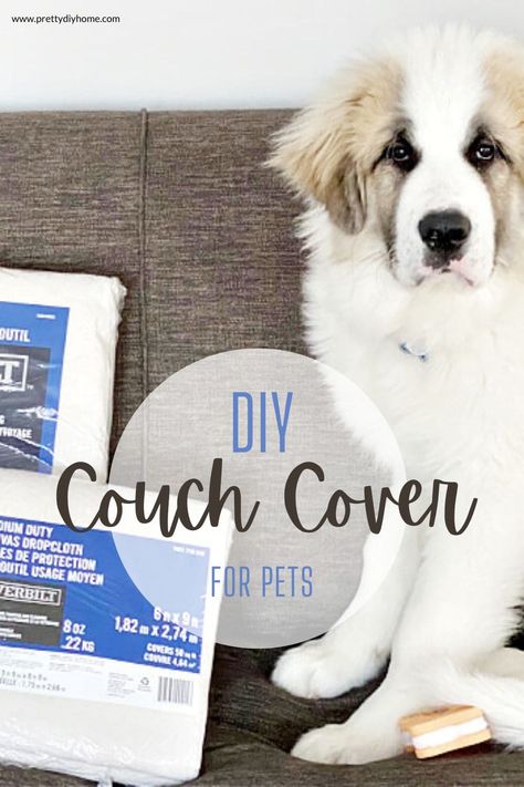 Pet Sofa Cover Diy, Couch Cover For Leather Couch, Protect Furniture From Dogs, Couch Protector Pets, Diy Couch Cover With Sheets No Sew, Sew Couch Cover, Couch Covers Diy, Diy Dog Couch, Couch Cover Diy