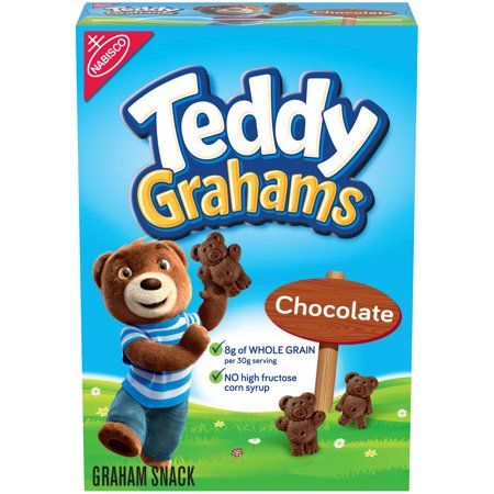 Graham Flour, Graham Cookies, Teddy Grahams, Honey Cookies, Wholesome Snacks, Lunch Box Snacks, Favorite Dips, Crunchy Snack, Candy Brands