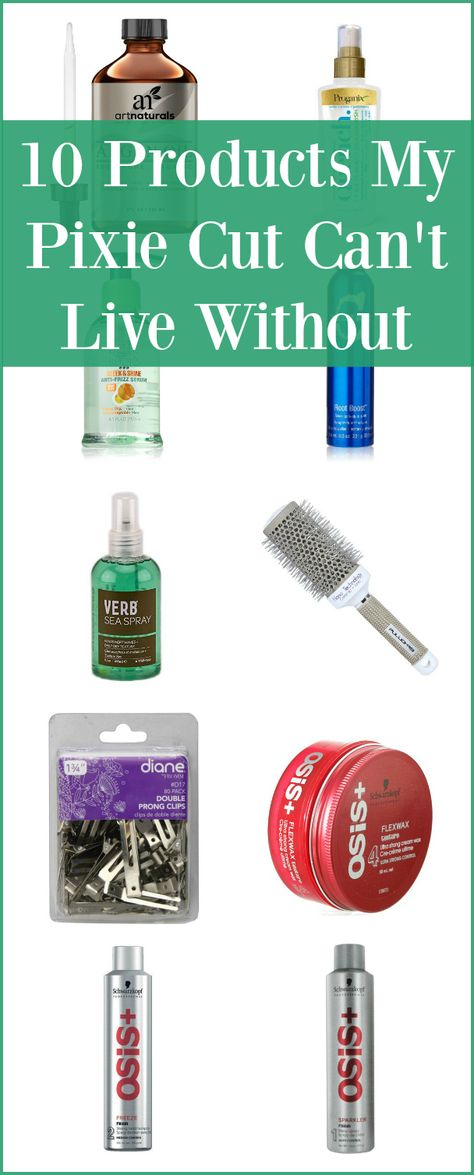 No matter my style of pixie cut (long bangs, short bangs, fauxhawk), these are my 10 must-have styling products for pixies. And yes, I use them all. Pixie Cut With Long Bangs, Brunette Pixie, Long Pixie Hairstyles, Long Pixie Cuts, Hair Brunette, Short Hair Pixie Cuts, Corte Pixie, Long Pixie, Pixie Styles