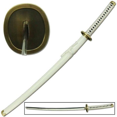 One Piece Roronoa Zoro's Wado Ichimonji Sword All White | Etsy Wado Ichimonji, Swords Anime, Swords Samurai, Fantasy Swords, Omnitrix Ben 10, Martial Arts Gear, Anime Items, Swords Medieval, Collectible Knives