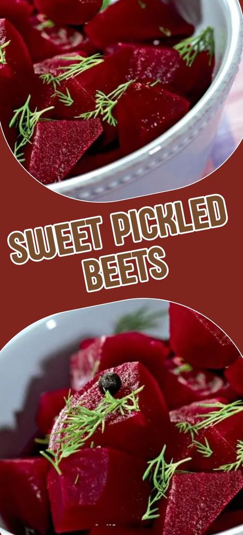 Sweet Pickled Beets Best Pickled Beets Recipe, Sweet Pickled Beets, Canned Pickled Beets, Canning Beets, Cauliflower Patties, Homemade Ketchup Recipes, Pickled Beets Recipe, Salad Topping, Vegetable Pie