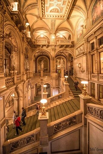 Vienna Opera House, August von Sicardsburg, Eduard van der Nüll, by mel.gray Vienna Opera House, Structures Architecture, Falling Waters, Castle Aesthetic, Austria Travel, Fairy Queen, Beautiful Castles, Architecture Landscape, Vienna Austria