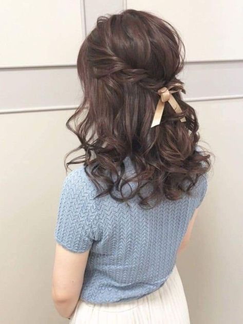 Quince Hairstyles, Front Hair Styles, Short Wedding Hair, Hair Up Styles, Penteado Cabelo Curto, Hair Stylist Life, Medium Hair Cuts, Aesthetic Hair, Hairstyles Haircuts