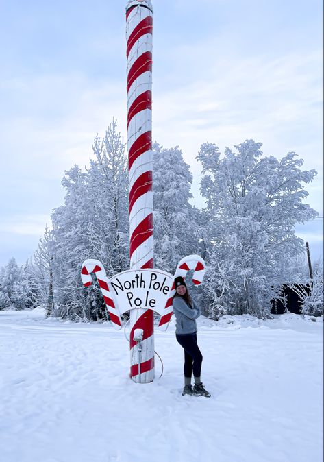 North Pole Aesthetic, 300 Drawing Prompts, Alaska Christmas, Alaska Fairbanks, North Pole Alaska, Christmas North Pole, Elf Tree, Luxury Outfit, Drawing Prompts