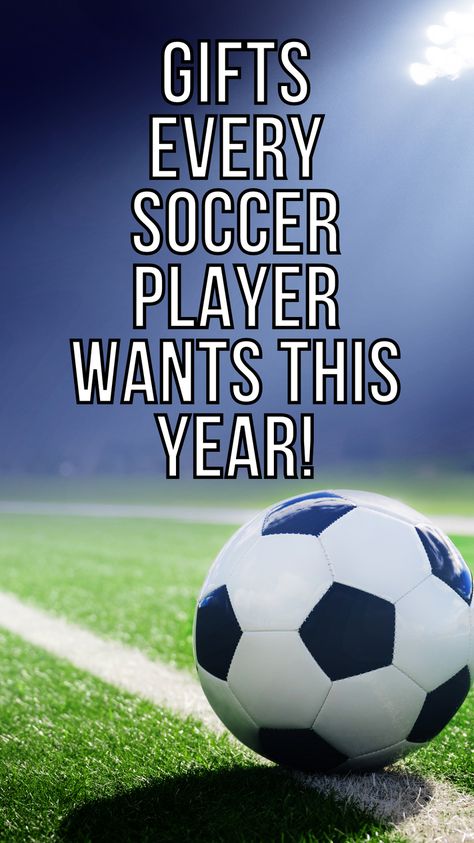 Shopping for a soccer player this year? Check out these TOP 10 Gifts for Soccer Players. #Christmas #Soccer #GiftIdeas #Gifts Soccer Gifts For Boys, Senior Soccer Gifts, Soccer Player Gift Ideas, Gifts For Soccer Players, Soccer Gift Ideas, Soccer Defender, Soccer Techniques, Coaching Youth Soccer, Soccer Jokes