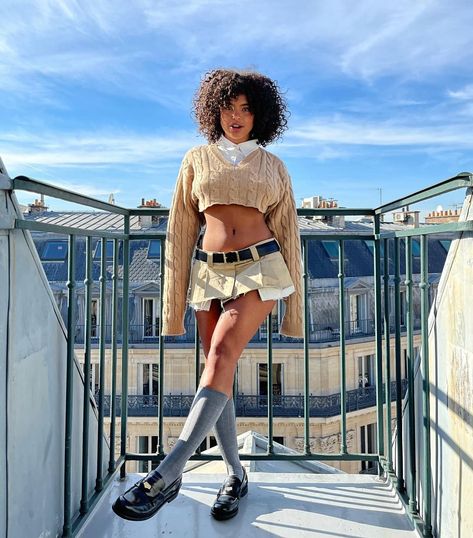 Paola Locatelli on Instagram: “The Miu Miu girls that get it get it 〽️” Micro Mini Skirt Outfit, Miu Miu Set, Paola Locatelli, Mini Skirts Fashion, Mini Skirt Outfit, Pleated Skirt Outfit, Micro Skirt, Micro Mini Skirt, Miniskirt Outfits