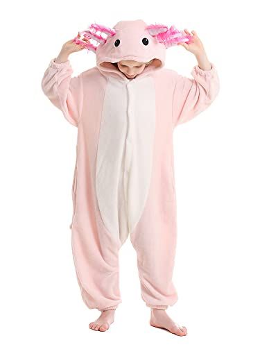 Axolotl Costumes Onesies For Teens, Real Animals, Pajama Costume, Baby Costumes Girl, Costume For Girls, Animal Onesie, Animal Pajamas, Onesie Pajamas, Fantasias Halloween