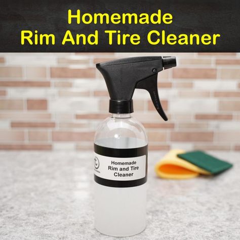 How To Clean Rims On A Car, Diy Tire Shine Homemade, Homemade Tire Shine, Clean Car Tires, Tire Cleaner, Cleaning Car Windows, Diy Tire, Headlight Cleaner, Tire Shine