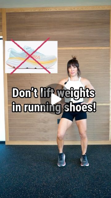 12K likes, 8,942 comments - getmomstrong on March 18, 2024: "Stop lifting weights in big, clunky running shoes—or worse…the dad shoe. (Y’all going to regret that fashion choice anyway). Why? For starters, a big heel drop (distance from heel to toe) makes it so that you are being pushed forward. The body isn’t going to let you be off balance, so it seeks stability by turning off the core and turning on the low back muscles. Secondly, the toe box in most shoes are made for elf feet, but huma Weight Training Shoes, Single Leg Exercises, Mom Fitness, Dad Shoe, Lifting Workouts, Weight Lifting Shoes, Leg Exercises, Lifting Weights, Leg Lifts