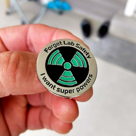 Science Enamel Pin Glow in The Dark Forget Lab Safety I | Etsy Pin Hat, Lab Safety, Cool Pins, Hat Pin, Soft Enamel, Cute Pins, Funny Pins, Hat Pins, Button Pins