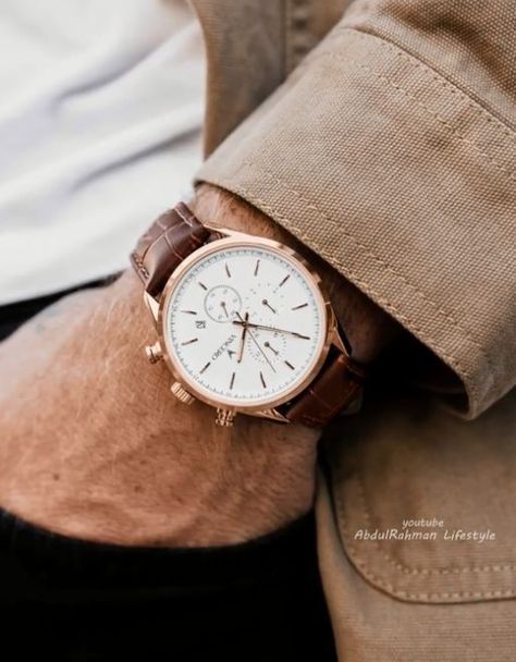 Brown Leather Watch Men, Stylish Watches Men, Brown Leather Watch, Mens Watches Leather, Retro Watches, Leather Watch Band, Best Watches For Men, Vintage Watches For Men, Hand Watch